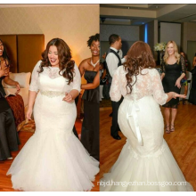 China Custom Made Mermaid Plus Size African Wedding Dress